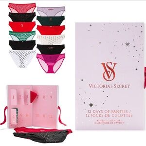 NWT Victoria’s Secret VS 12 Bikini Panties lot - Advent Calendar Gift - Medium